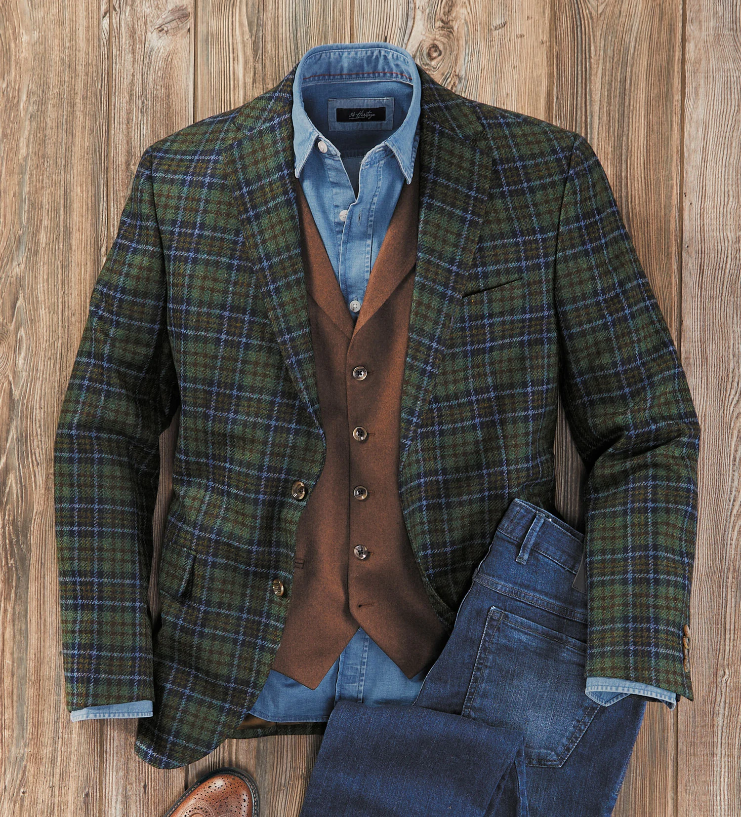 Reserve Harris Plaid Sport Coat - Image 2
