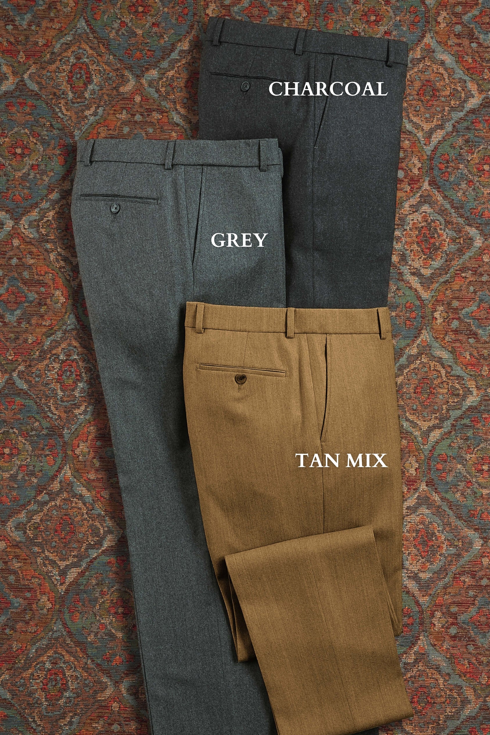 Reserve Comfort "EZE" Cashmere Blend Flannel Slack - Image 2