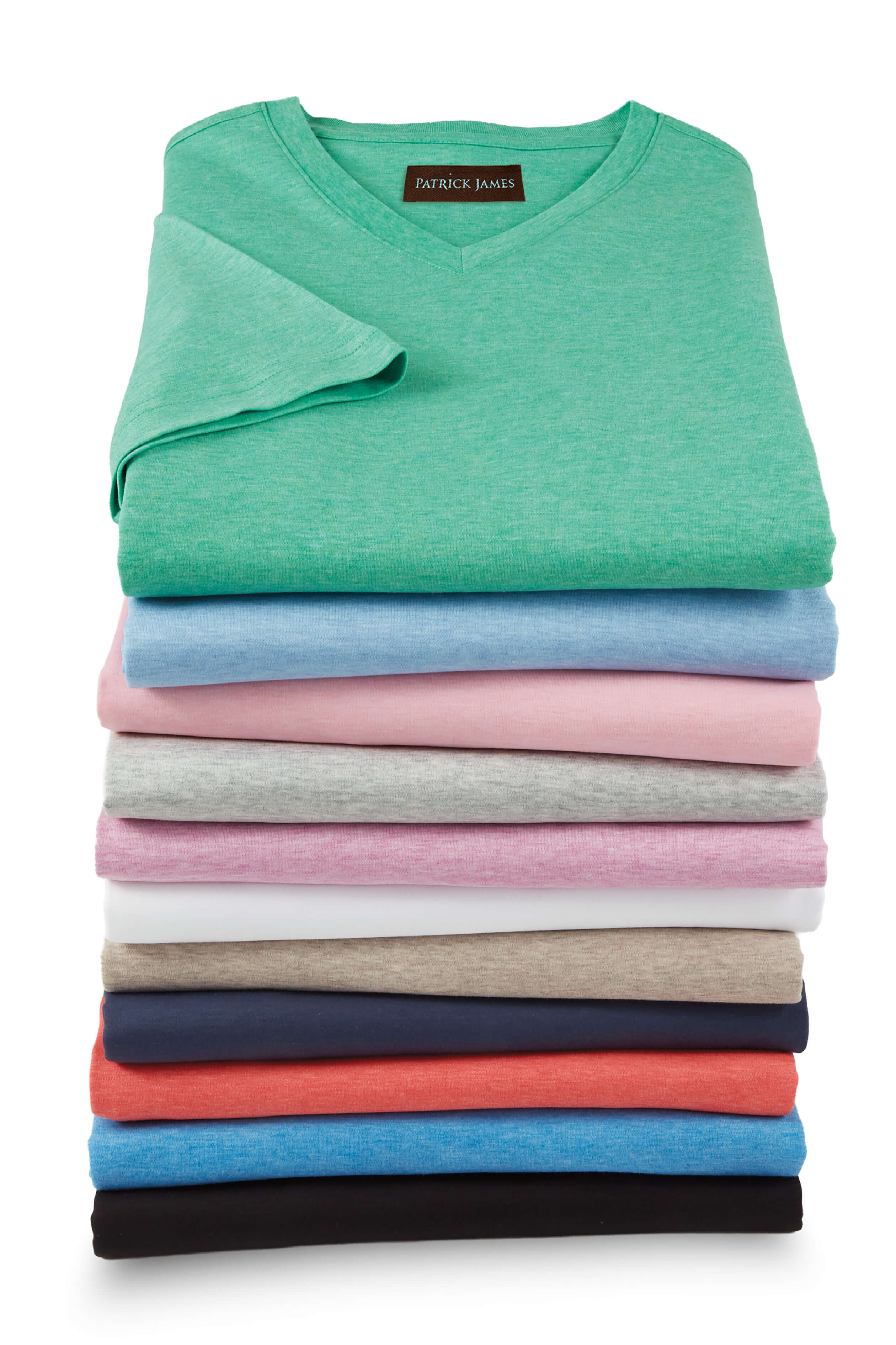 Raffi V-Neck Cotton Tee - Image 2