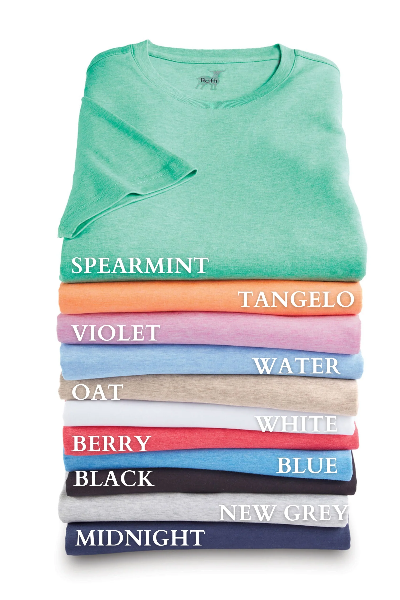 Raffi Crew Neck Cotton Tee - Image 4