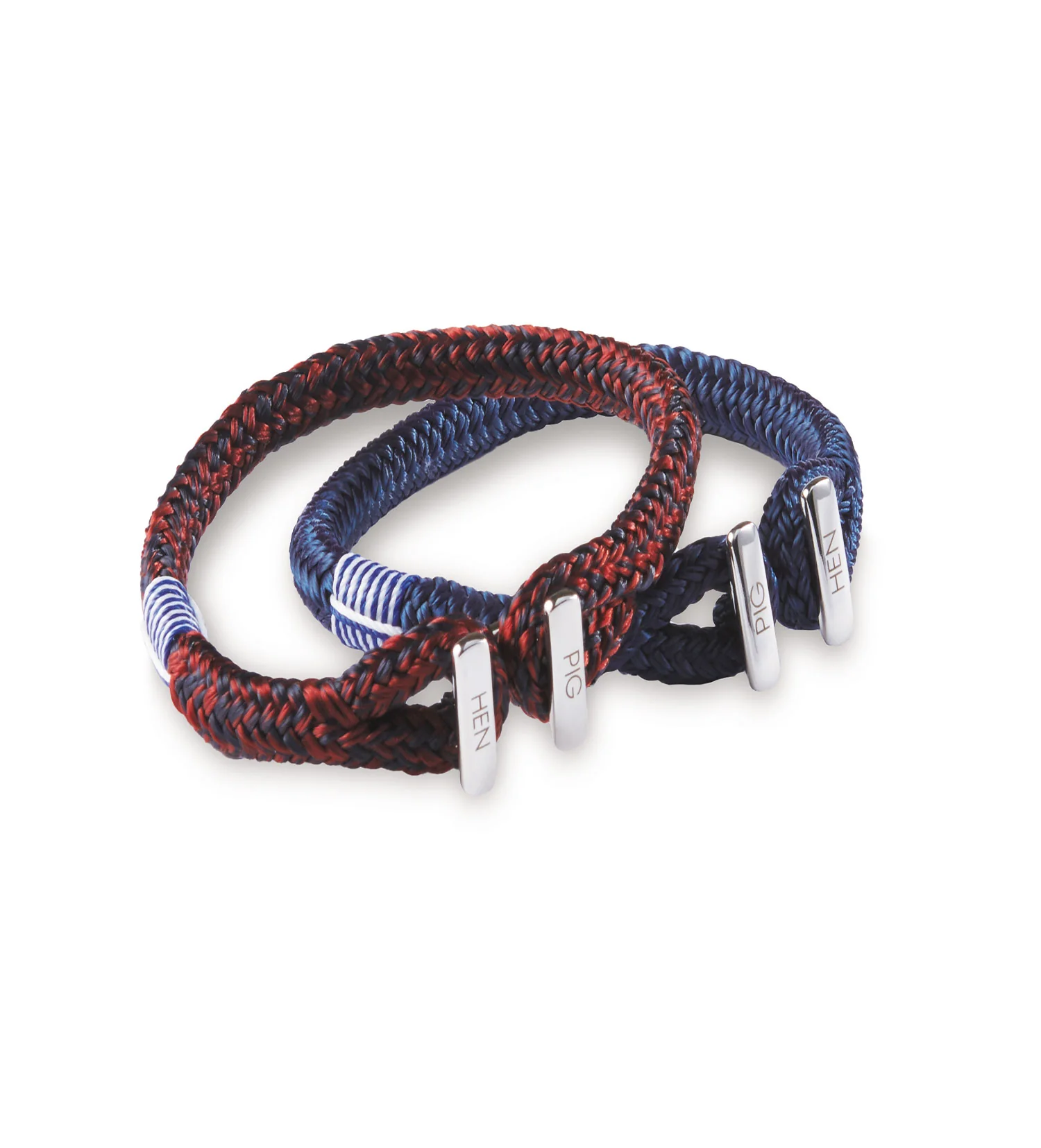 Pig & Hen Icy Ike Bracelet - Navy/Silver - Image 2