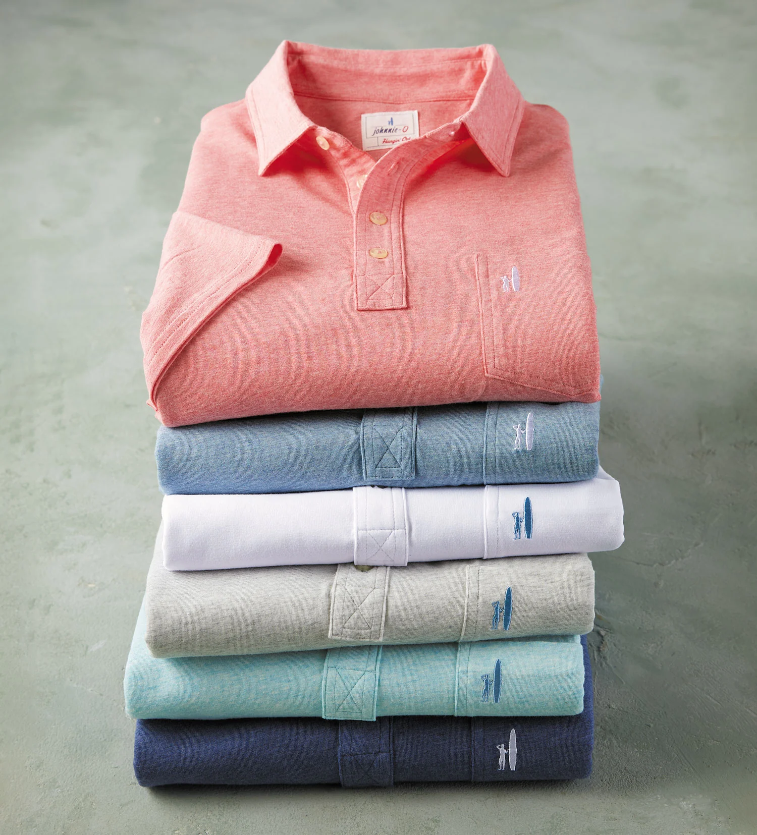 Johnnie-O Heathered Original 2.0 Polo - Image 3