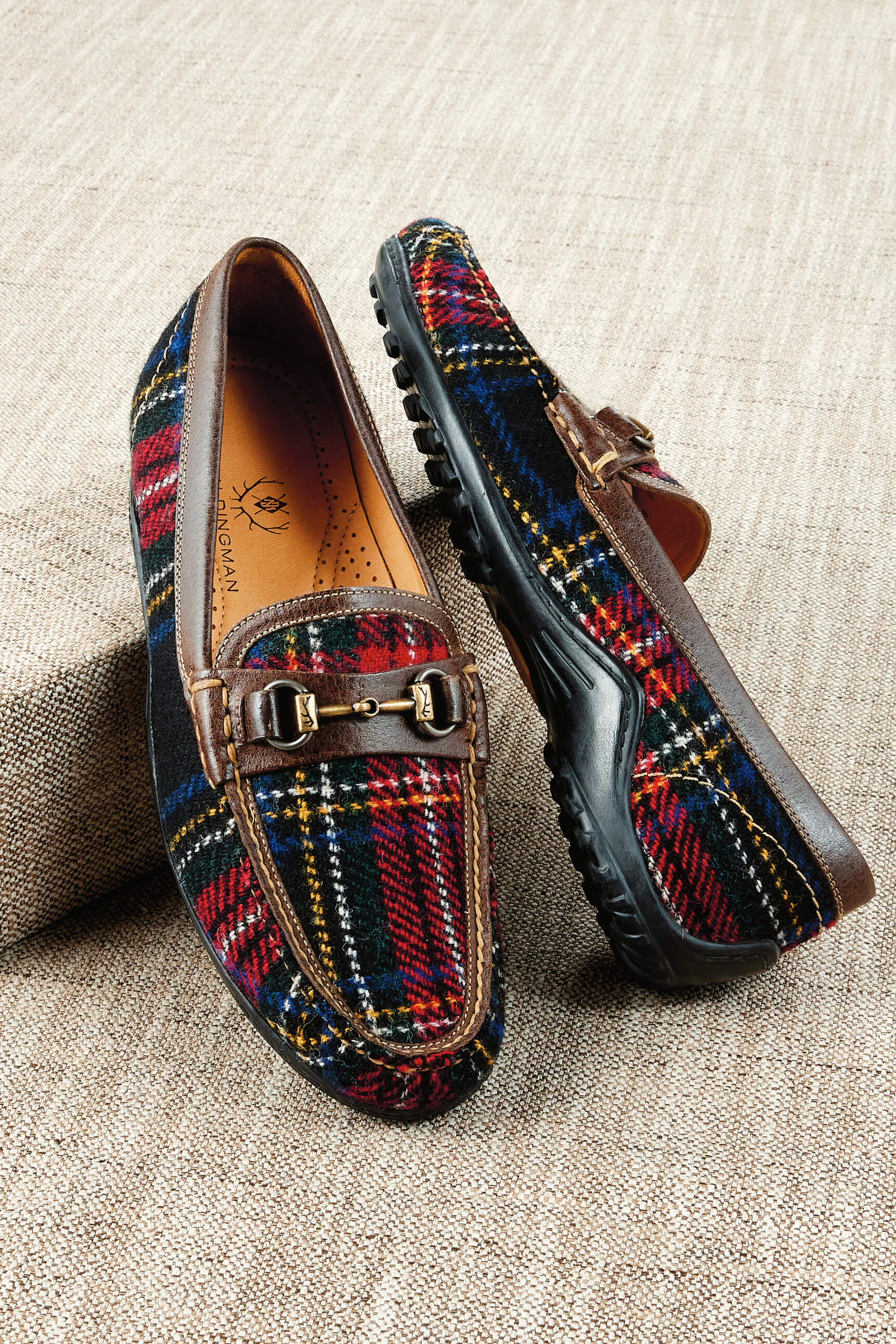 Martin Dingman Plaid Loafers - Image 9