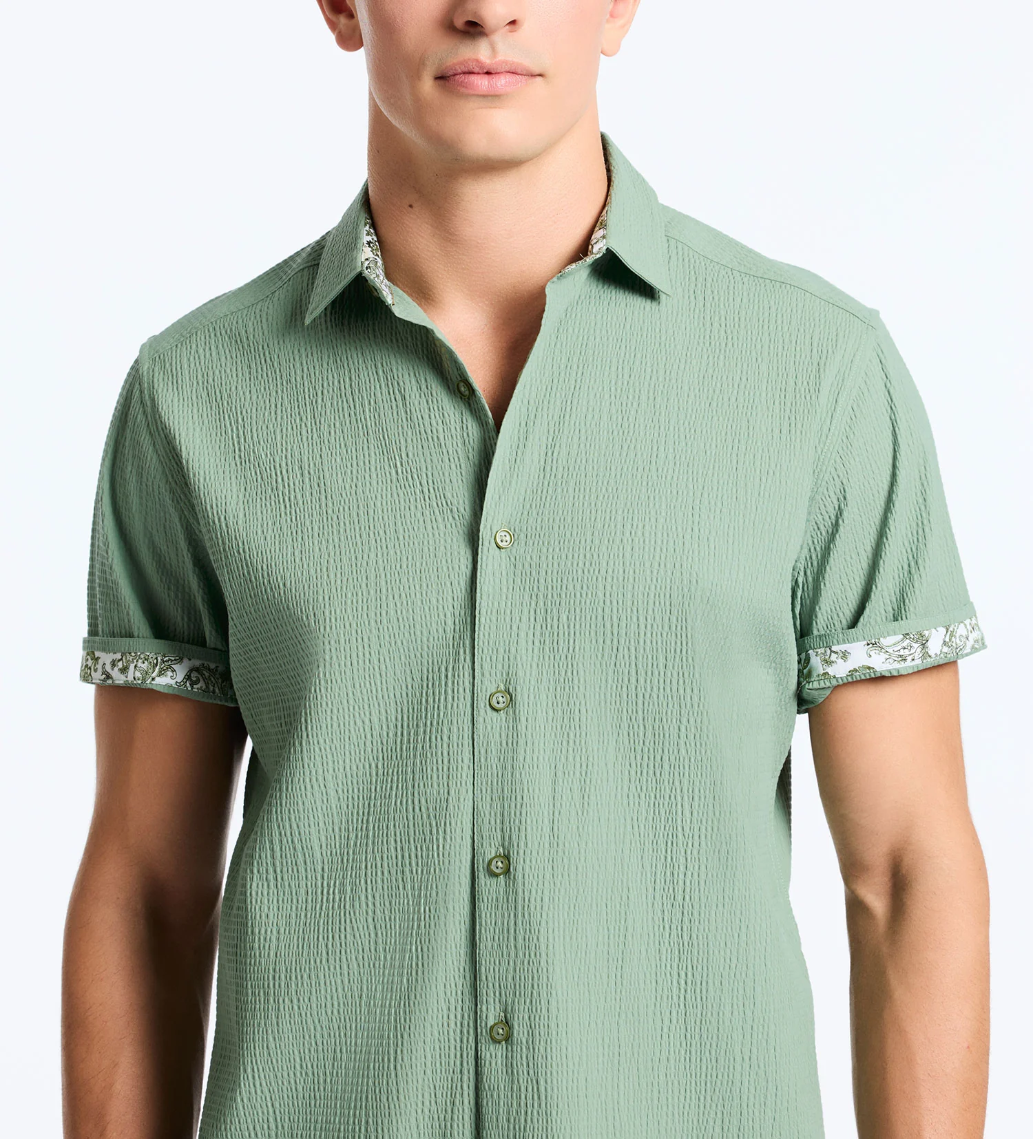 Robert Graham Thresher Seersucker Short Sleeve Shirt - Image 10