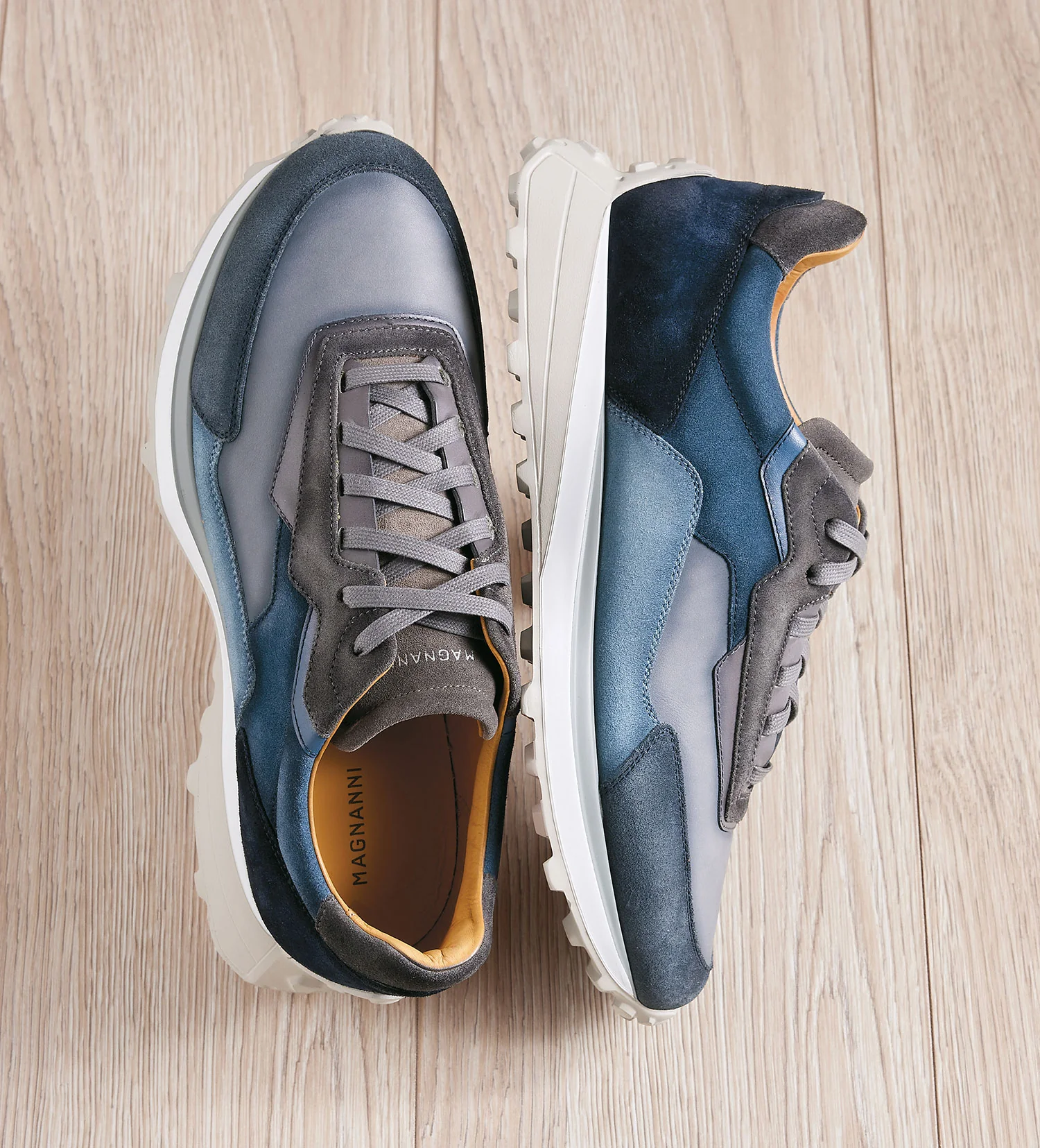 Magnanni Onyx Sneaker - Navy/Grey - Image 2