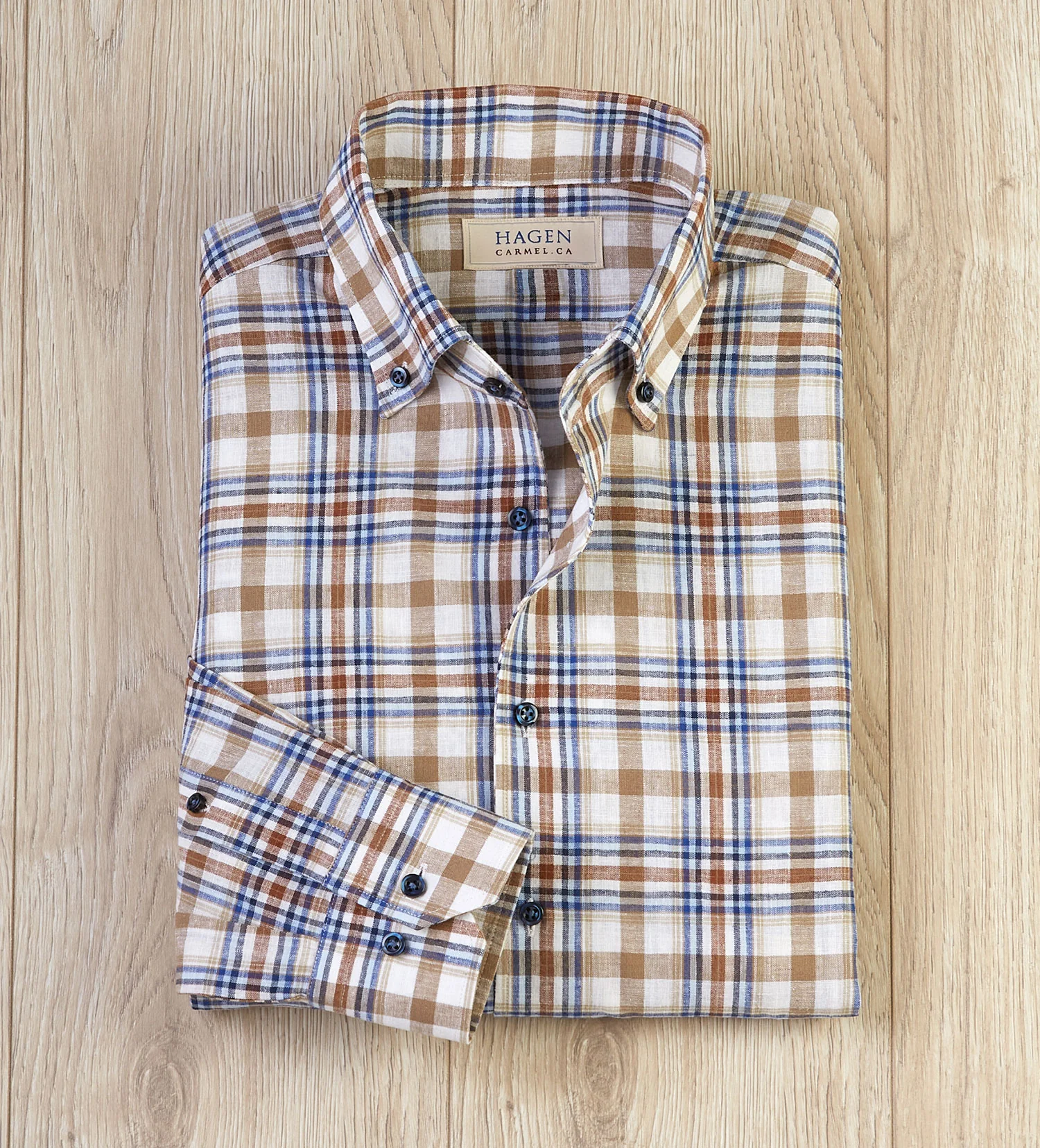 Hagen Coastal Plaid Shirt