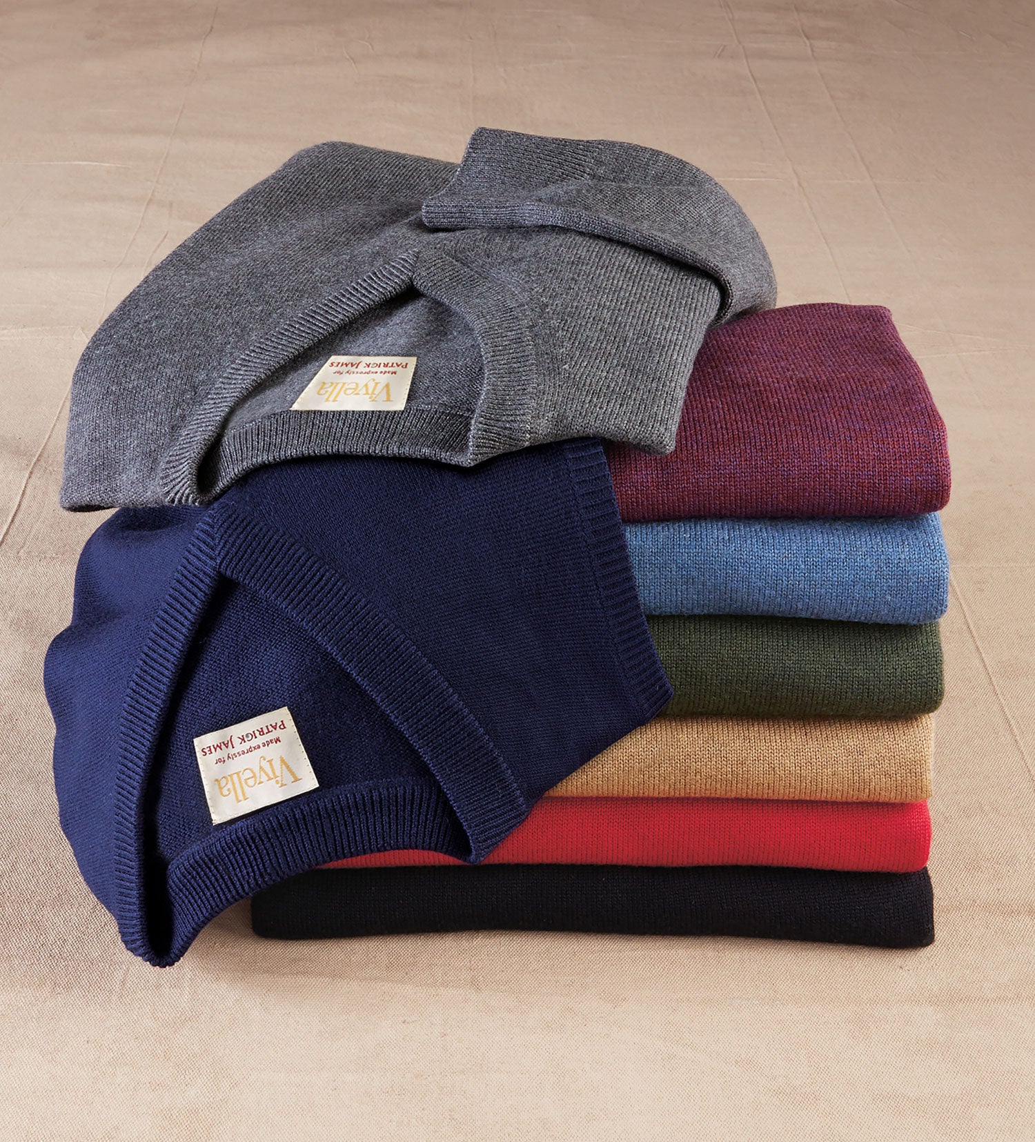 Viyella V-Neck Pullover Sweater - Image 2