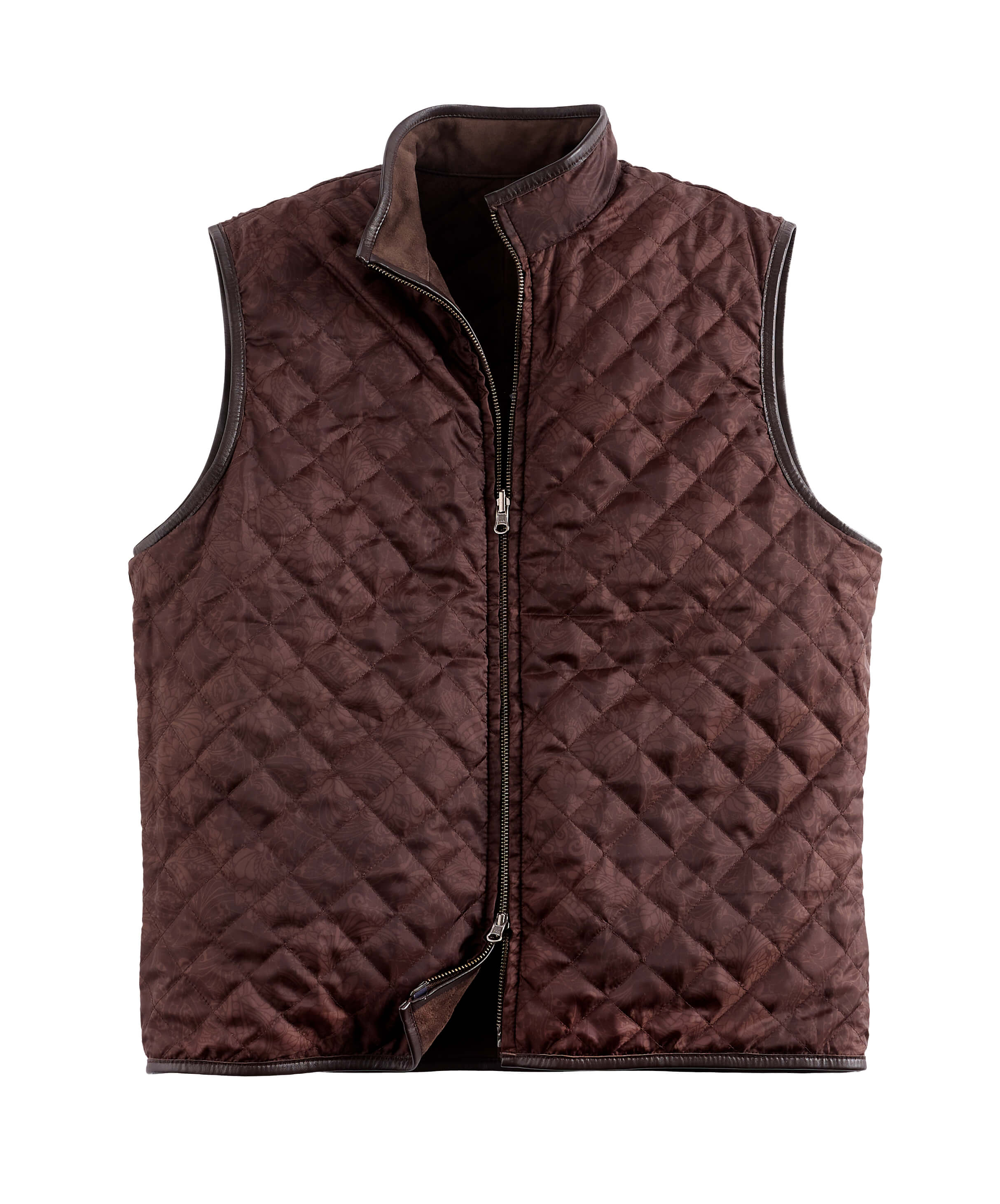 Robert Graham Cauthorne Suede Leather Vest