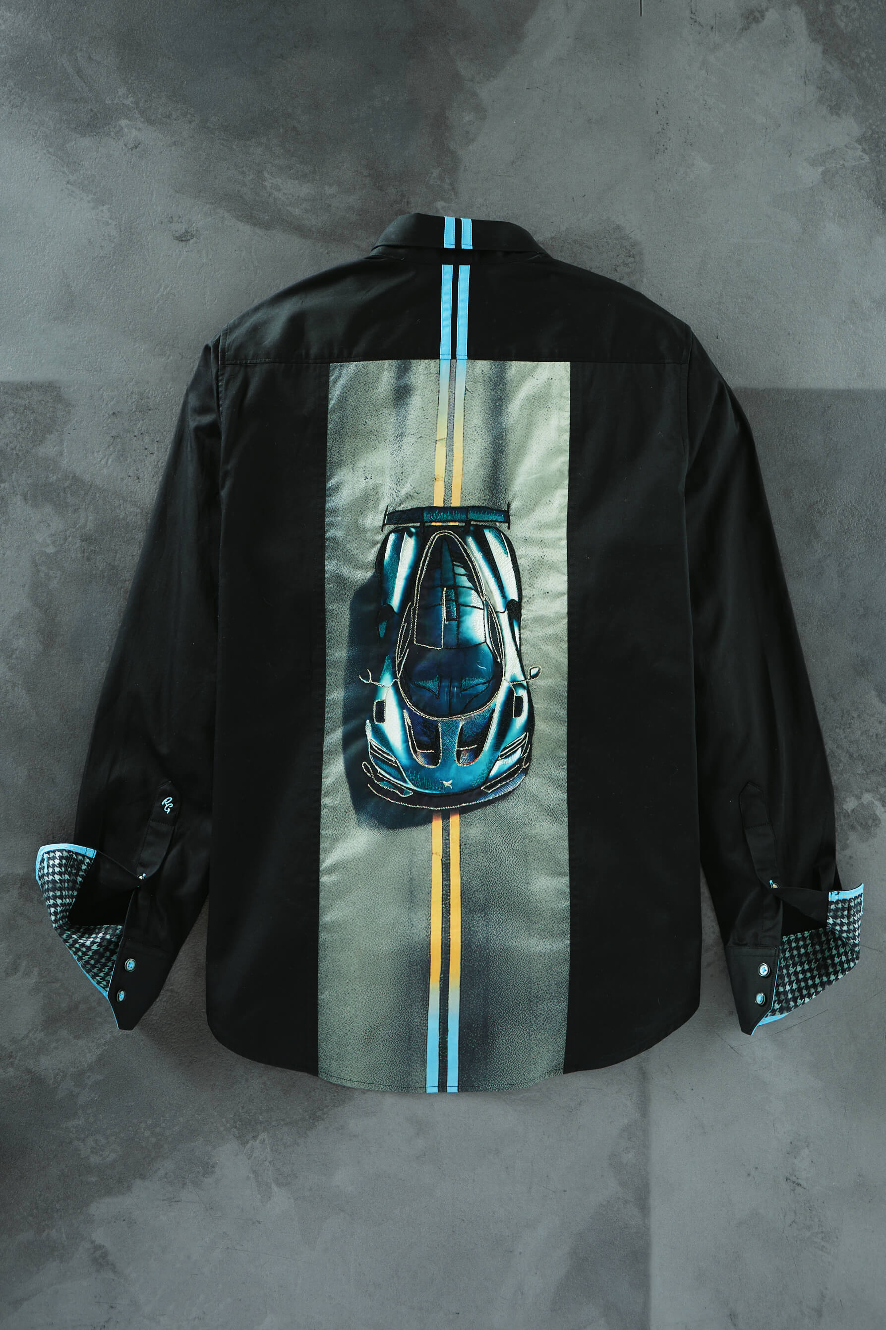 Robert Graham Long Sleeve Ride the Line Race Shirt
