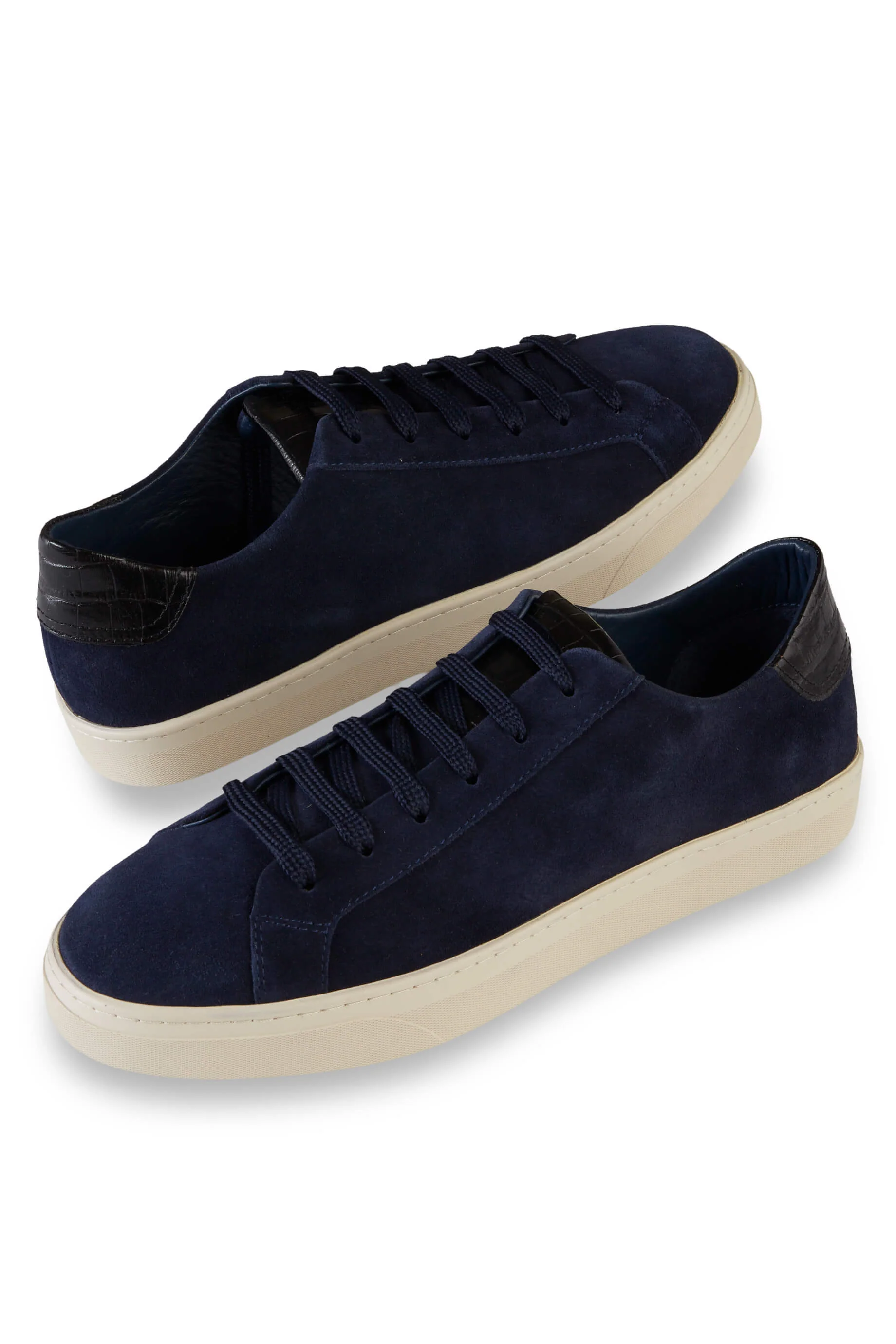 Patrick James Suede Crocodile Print Sneaker - Image 3