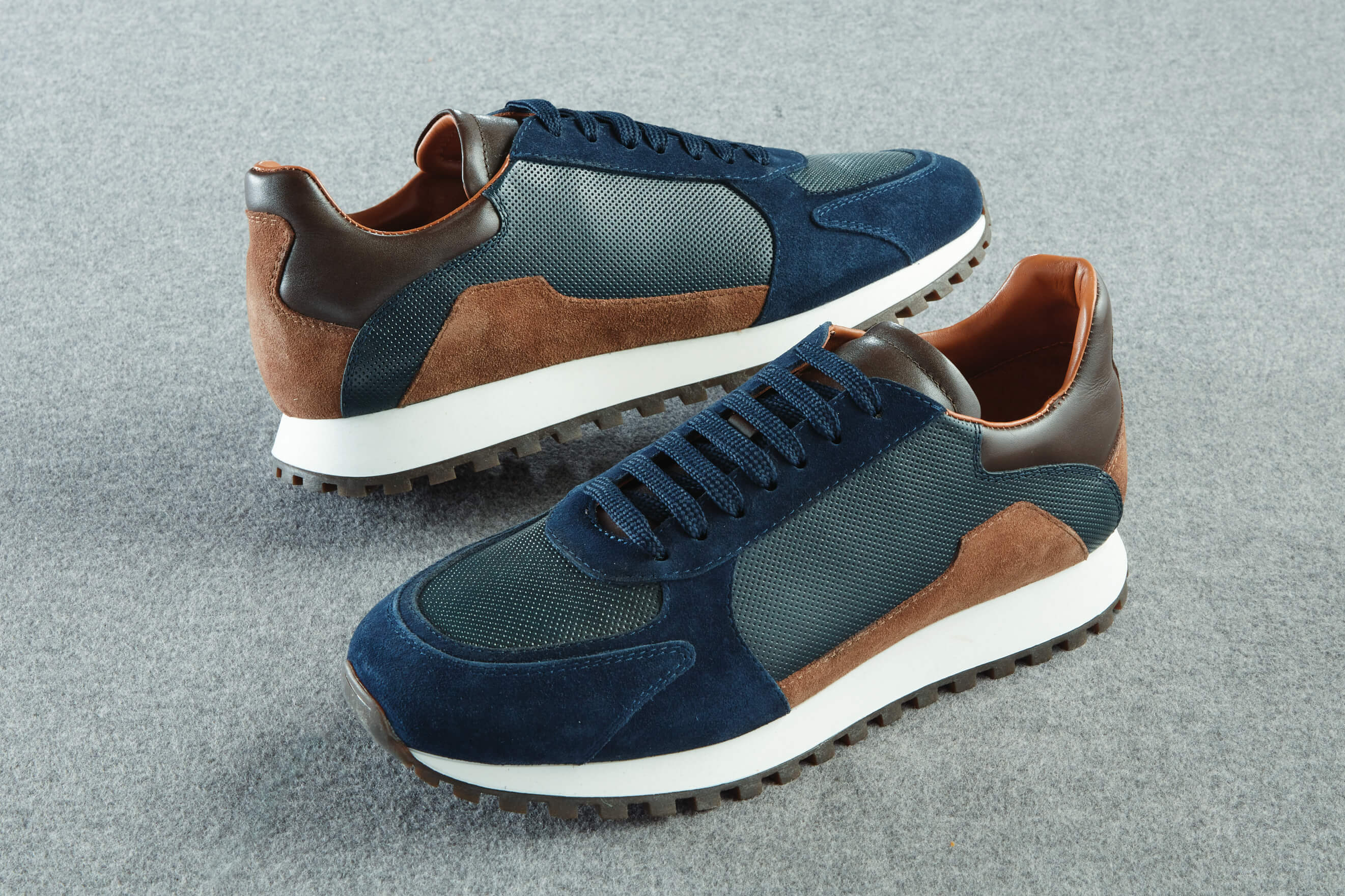 Patrick James Leather Suede Performance Sneaker