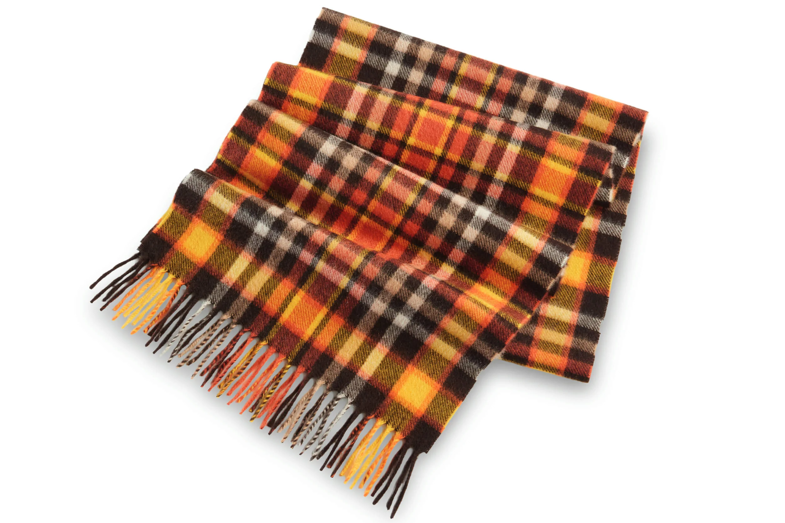 Reserve Plaid Cashmere Scarf