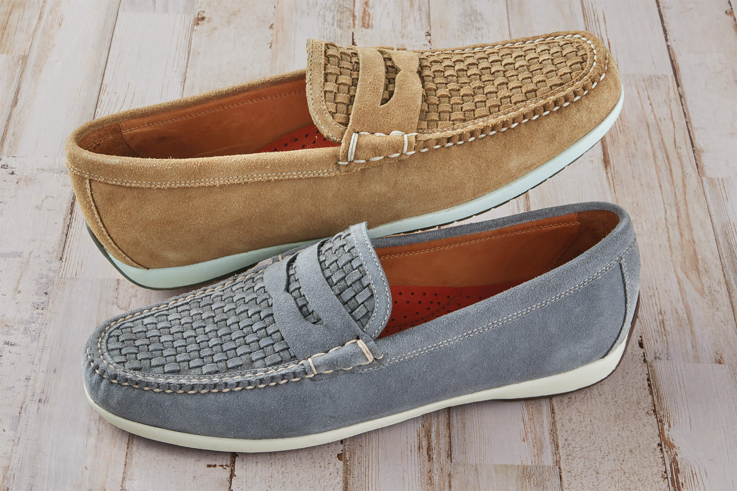 Martin Dingman Seaside Suede Penny Loafer