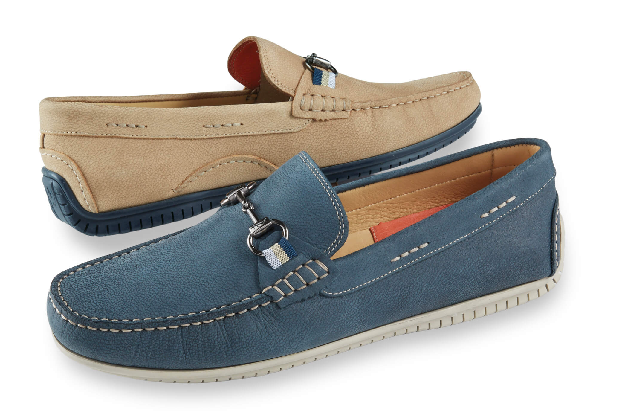 Martin Dingman Bermuda Horse Bit Suede Slip On - Image 2