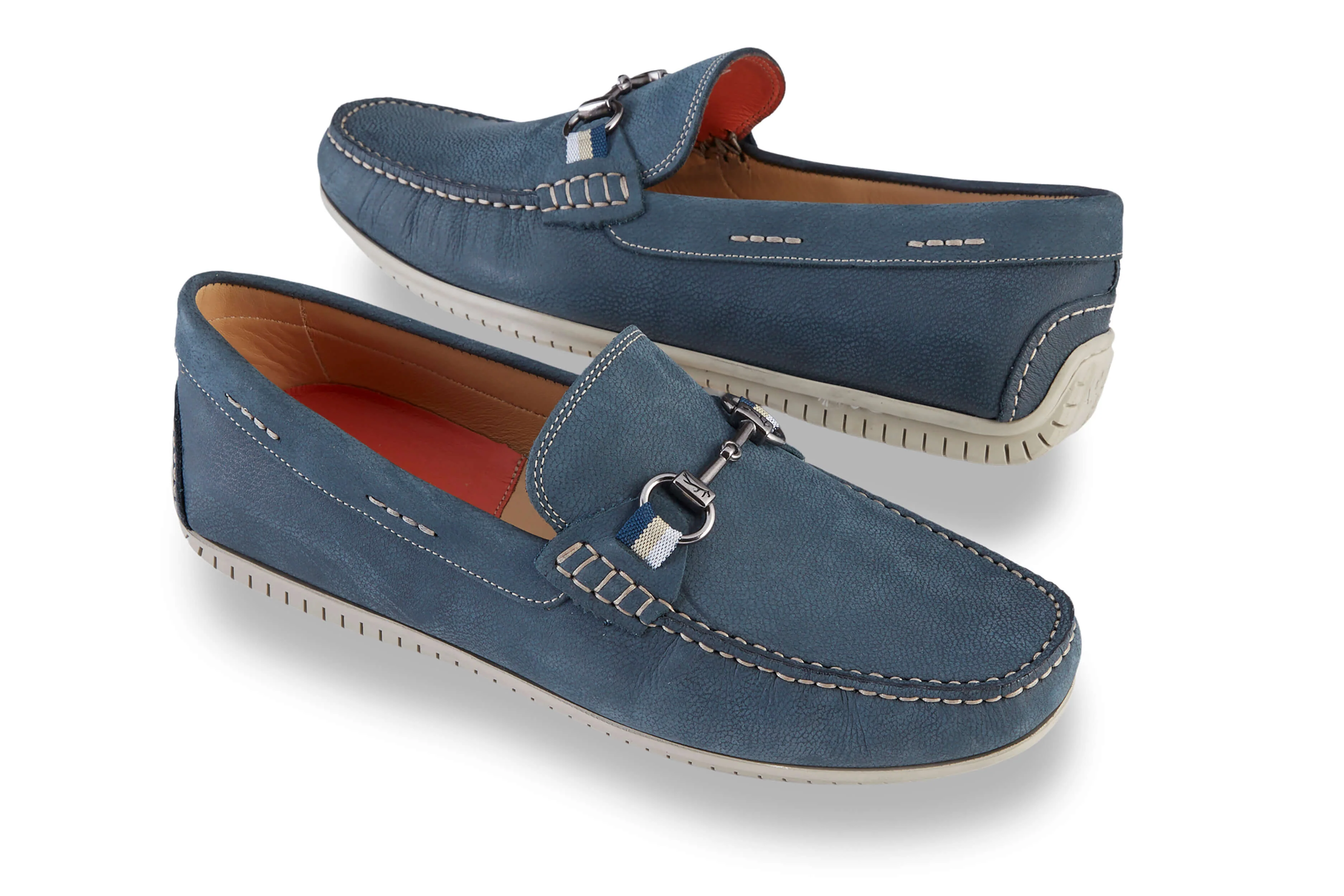 Martin Dingman Bermuda Horse Bit Suede Slip On