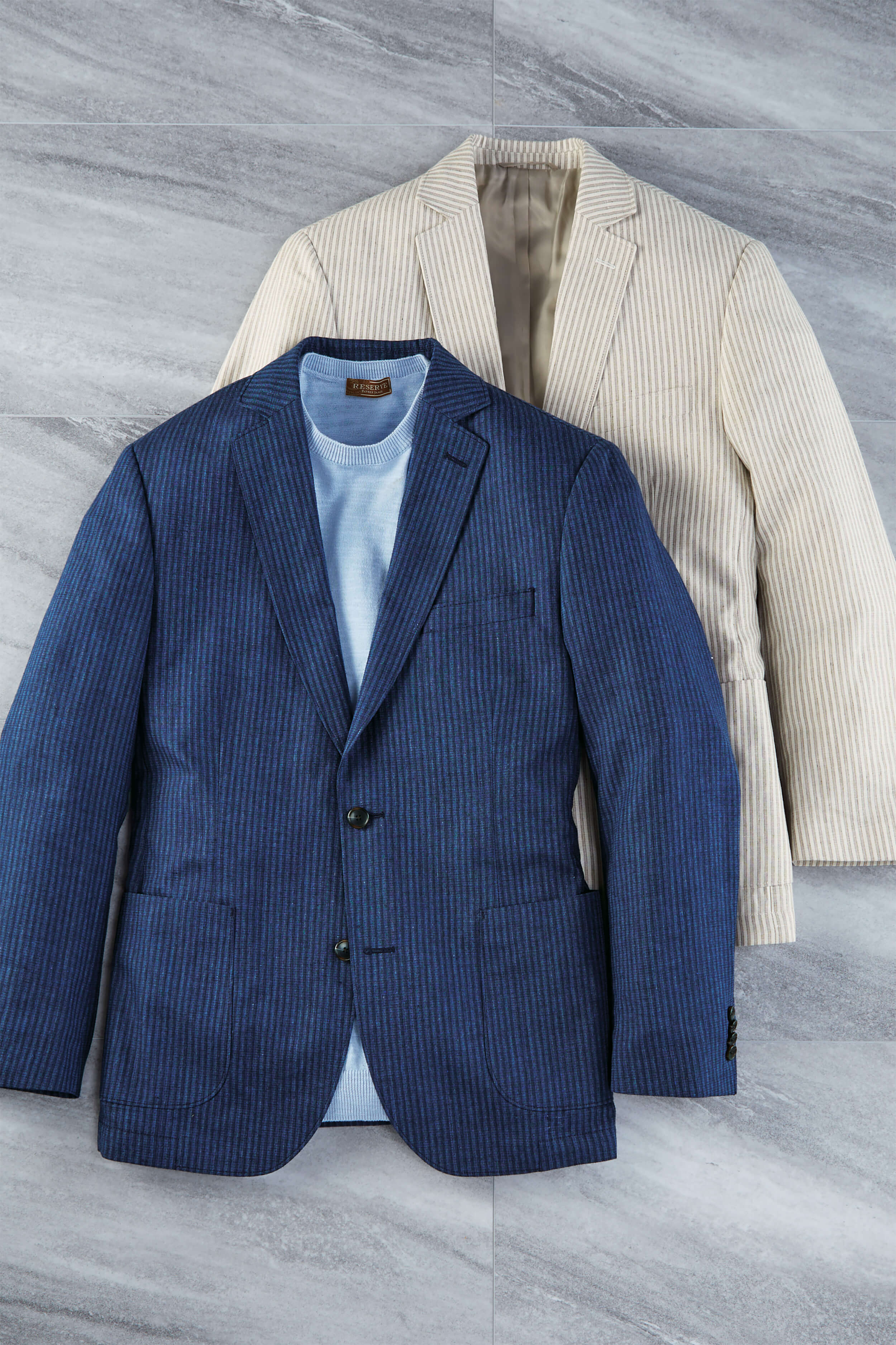 Patrick James 2 Button Stripe Sport Coat - Image 3