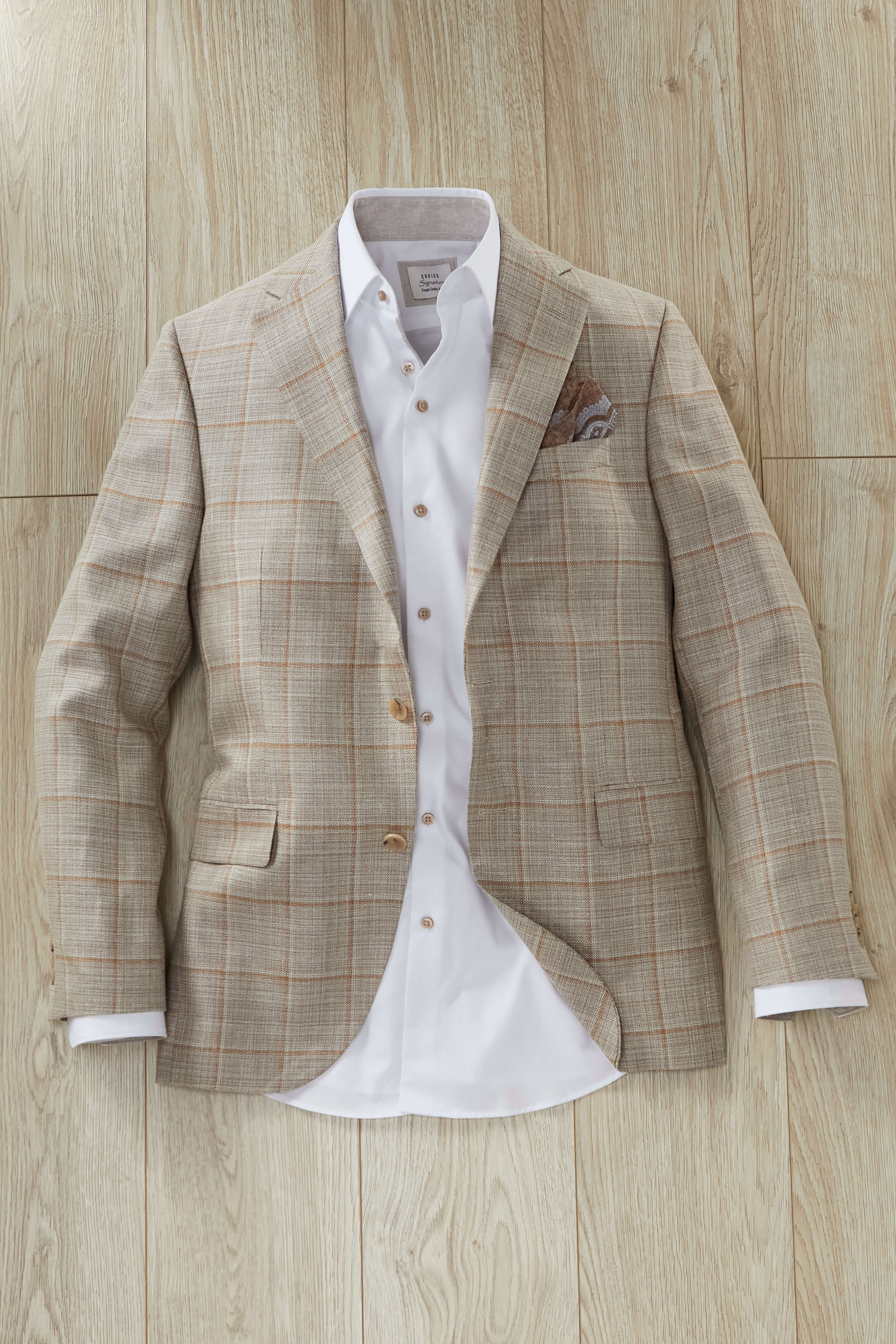 Reserve 2 Button Side Vent Windowpane Sport Coat