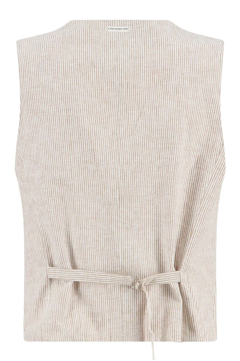 A Fish Named Fred Stripe Vest - Image 2