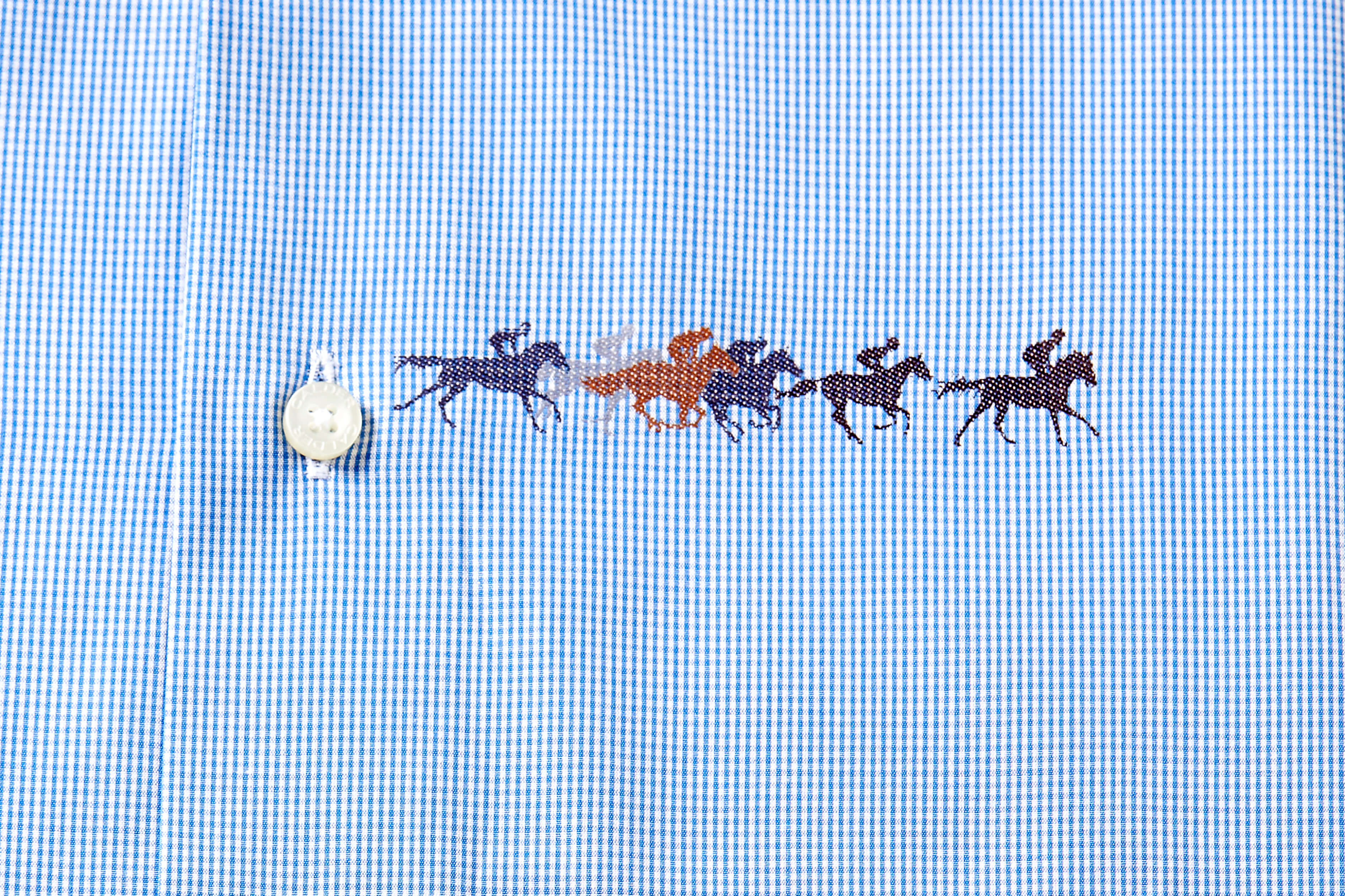 Calder Long Sleeve Horse Race Fil Coupe Shirt - Image 2