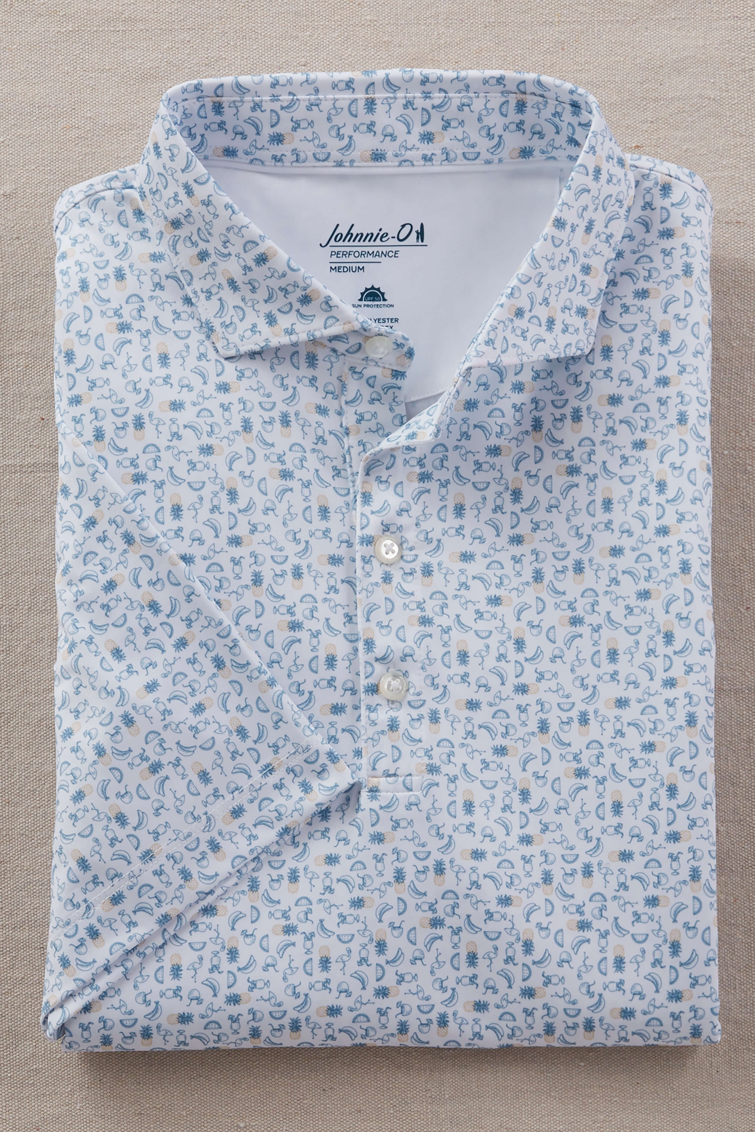 Johnnie-O Short Sleeve Cabana Bar Performance Polo