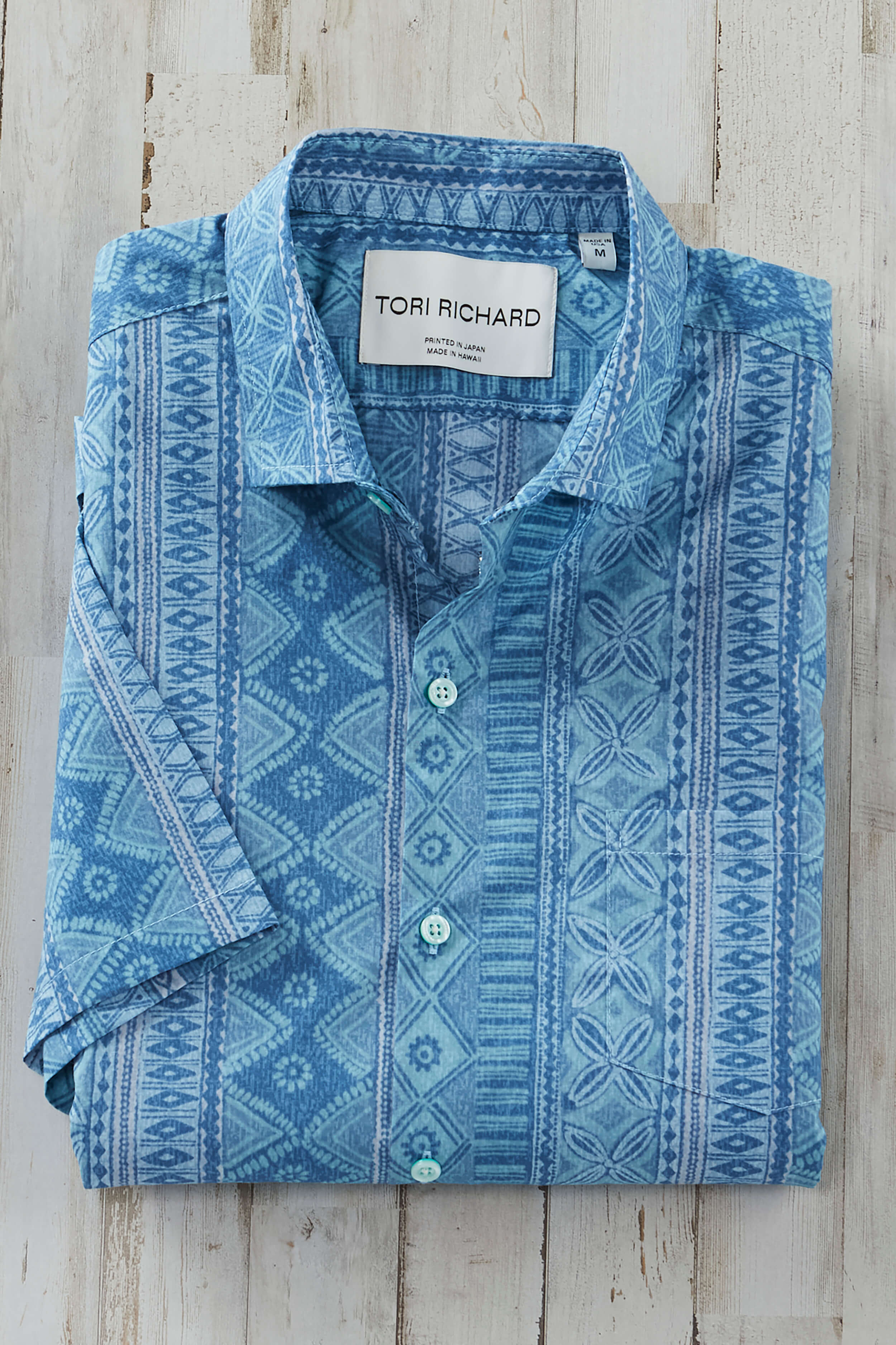 Tori Richard Short Sleeve Tori Tapa Lawn Camp Shirt