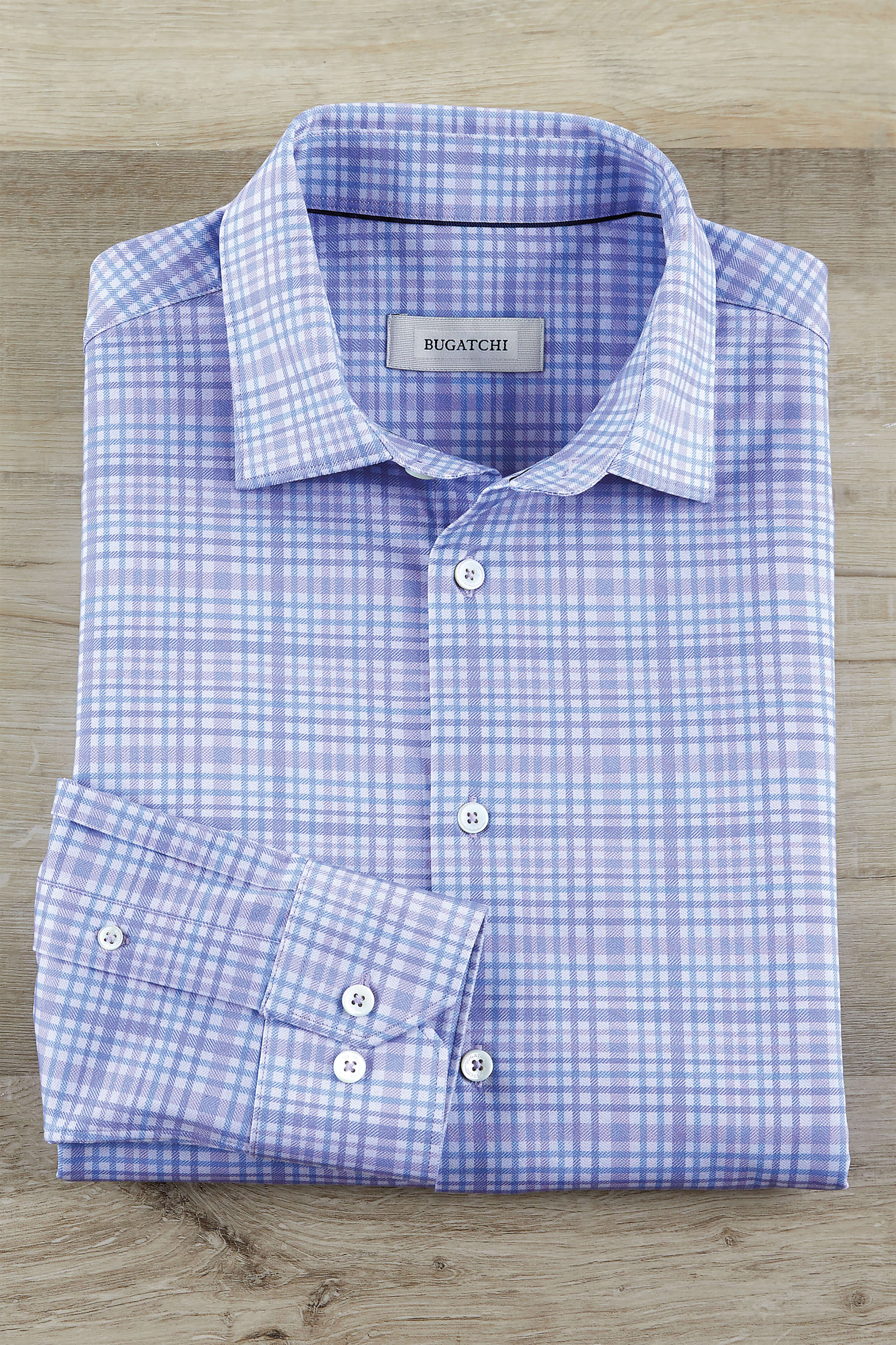Bugatchi Long Sleeve Plaid Shirt
