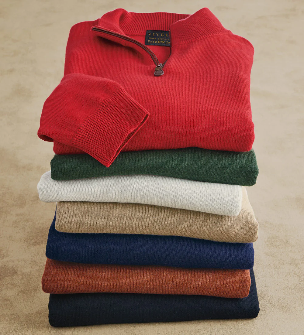 Viyella Quarter-Zip Sweater - Image 3