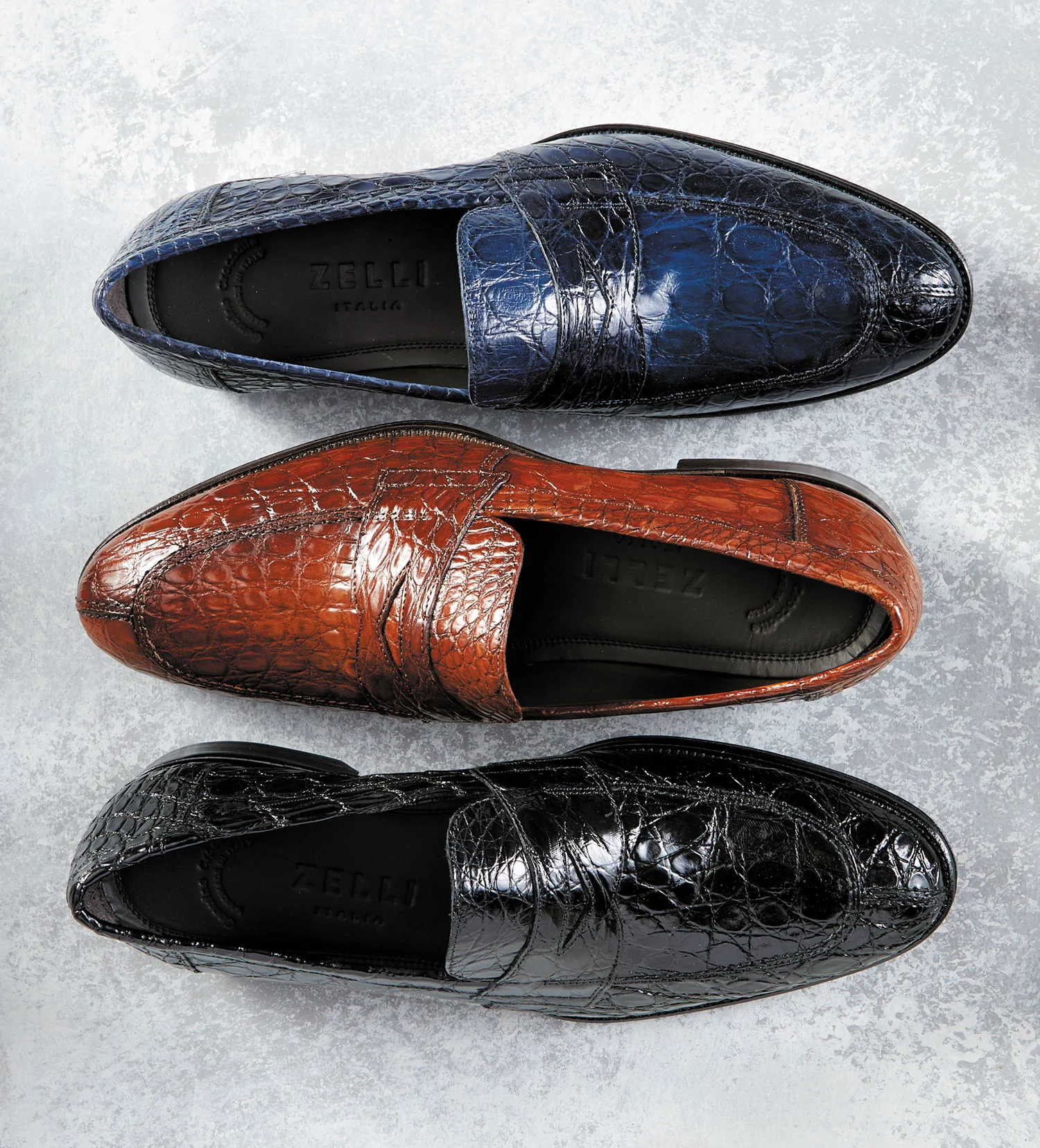 Zelli Roma Genuine Crocodile Slip-On Loafer - Image 18