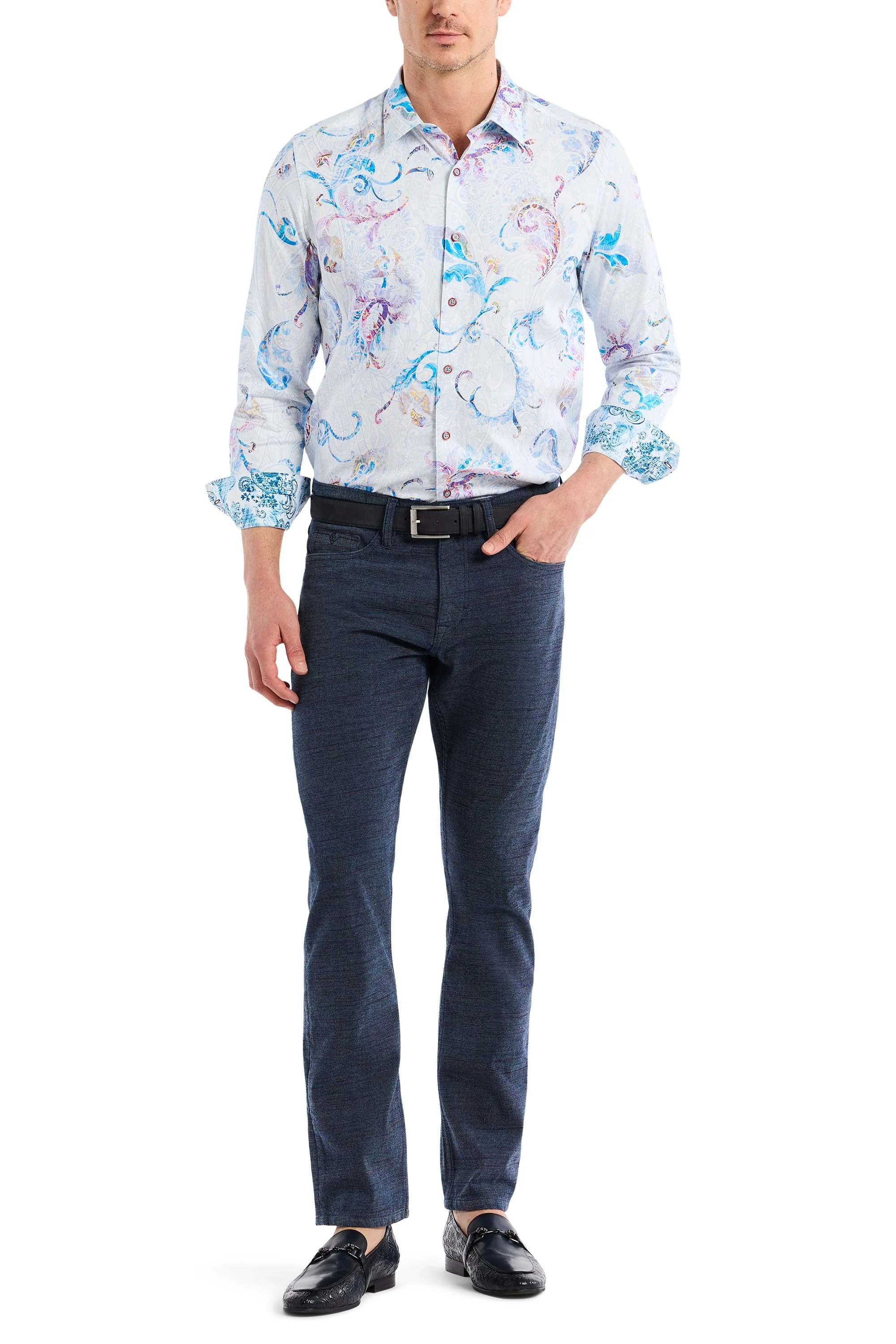 Robert Graham Long Sleeve Tilden Woven Shirt - Image 4