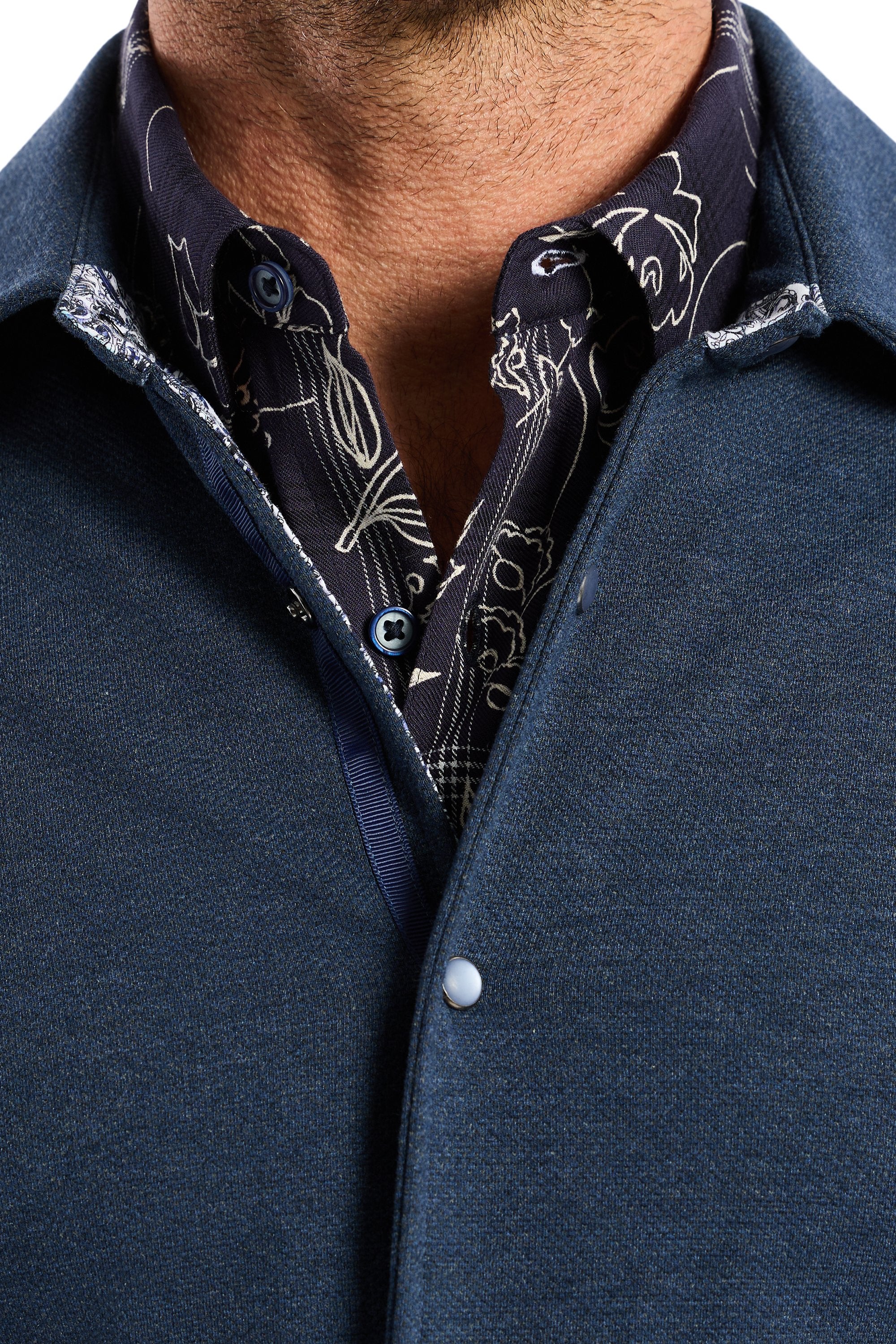 Robert Graham Kellan Knit Shirt Jacket - Image 6