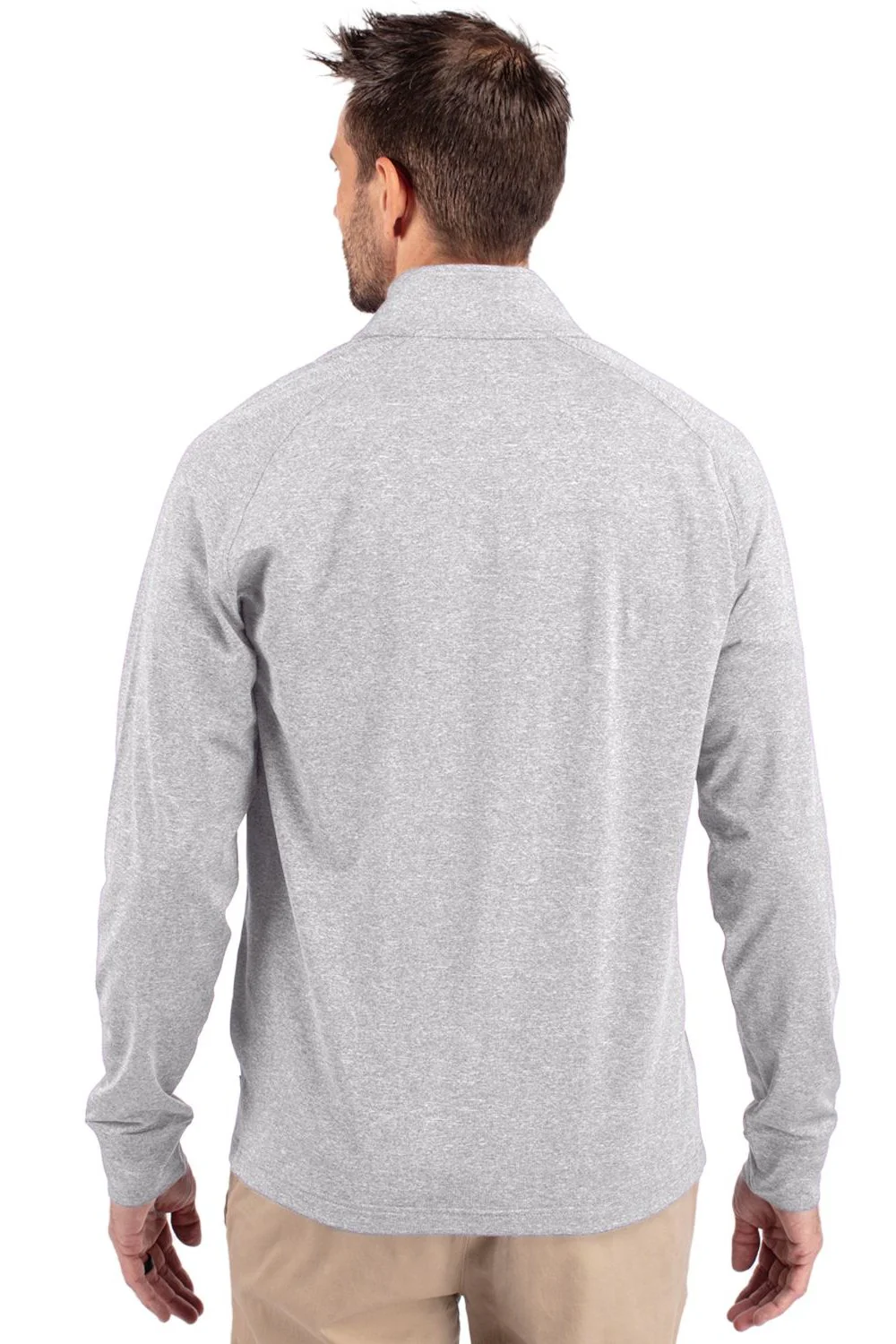 Cutter & Buck Adapt Heather Quarter Zip Pullover - Image 2