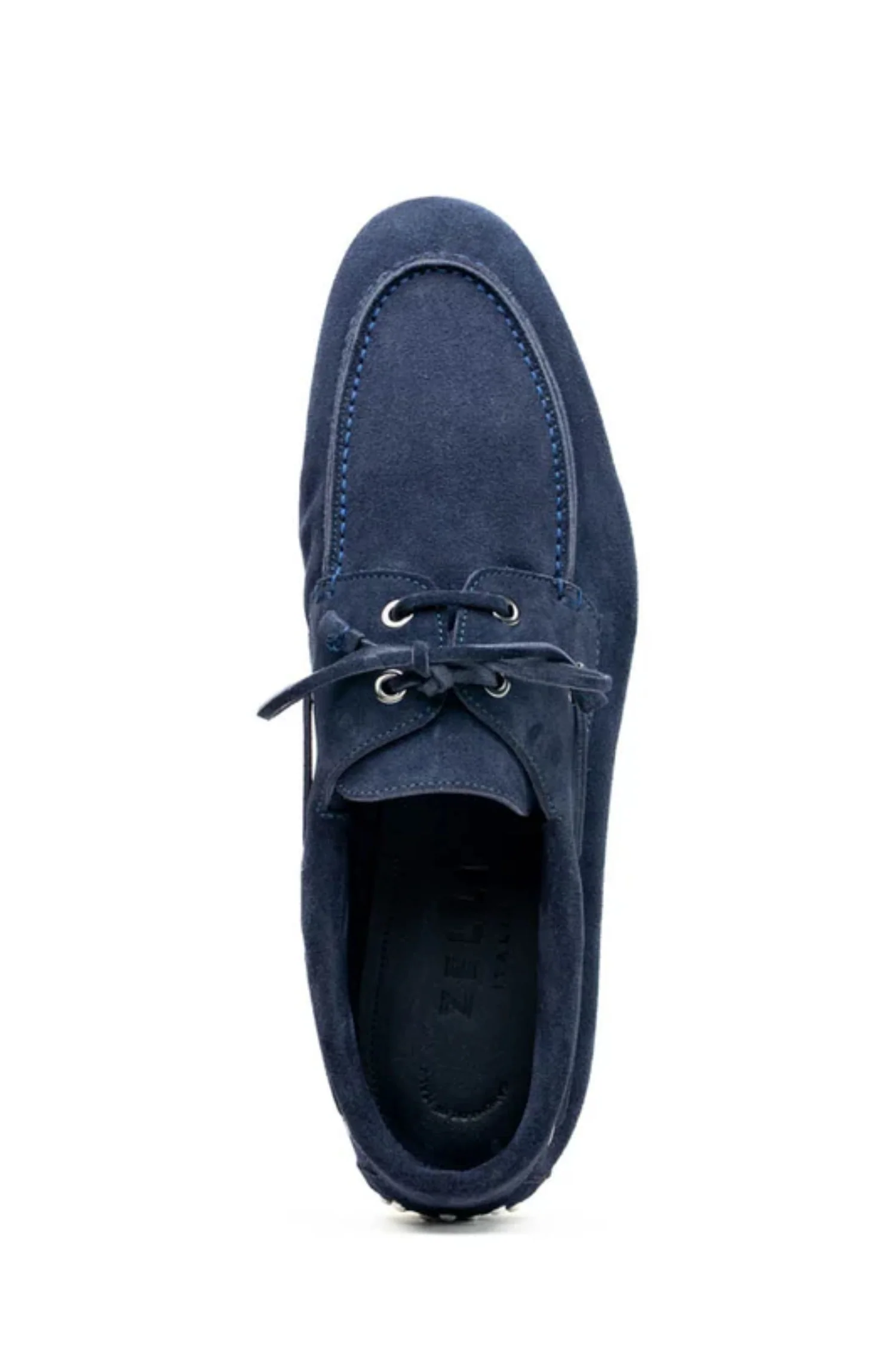 Zelli Venice Italian Sueded Calfskin Boat Shoe - Image 4