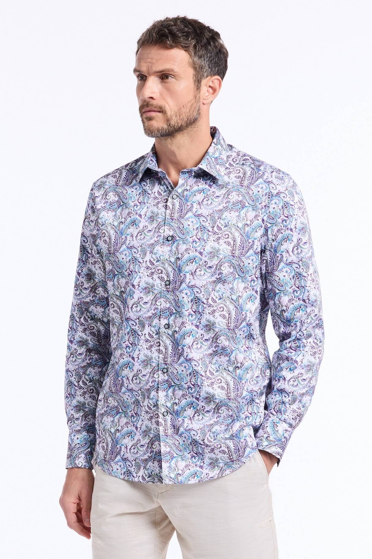 Robert Graham Long Sleeve Buckingham Woven Shirt - Image 2